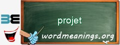 WordMeaning blackboard for projet